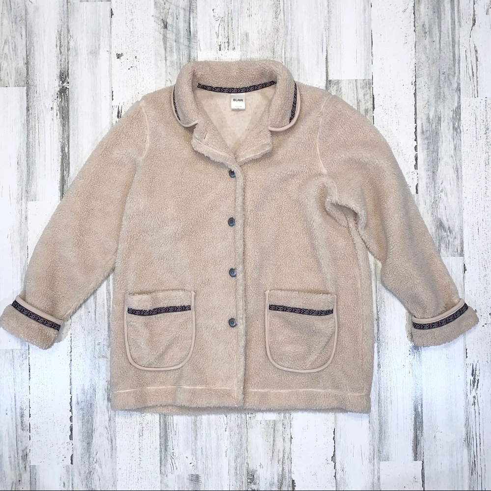 Blair | Western Teddy Bear Button Up Coat